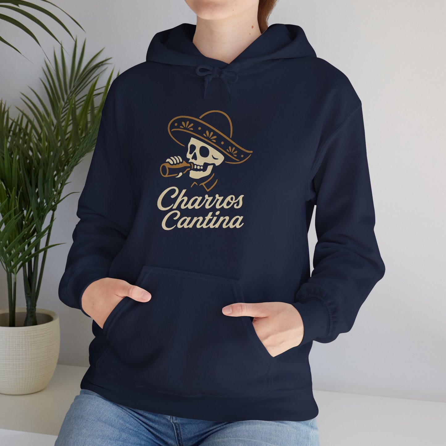 Charros Cantina Signature Skull Hoodie