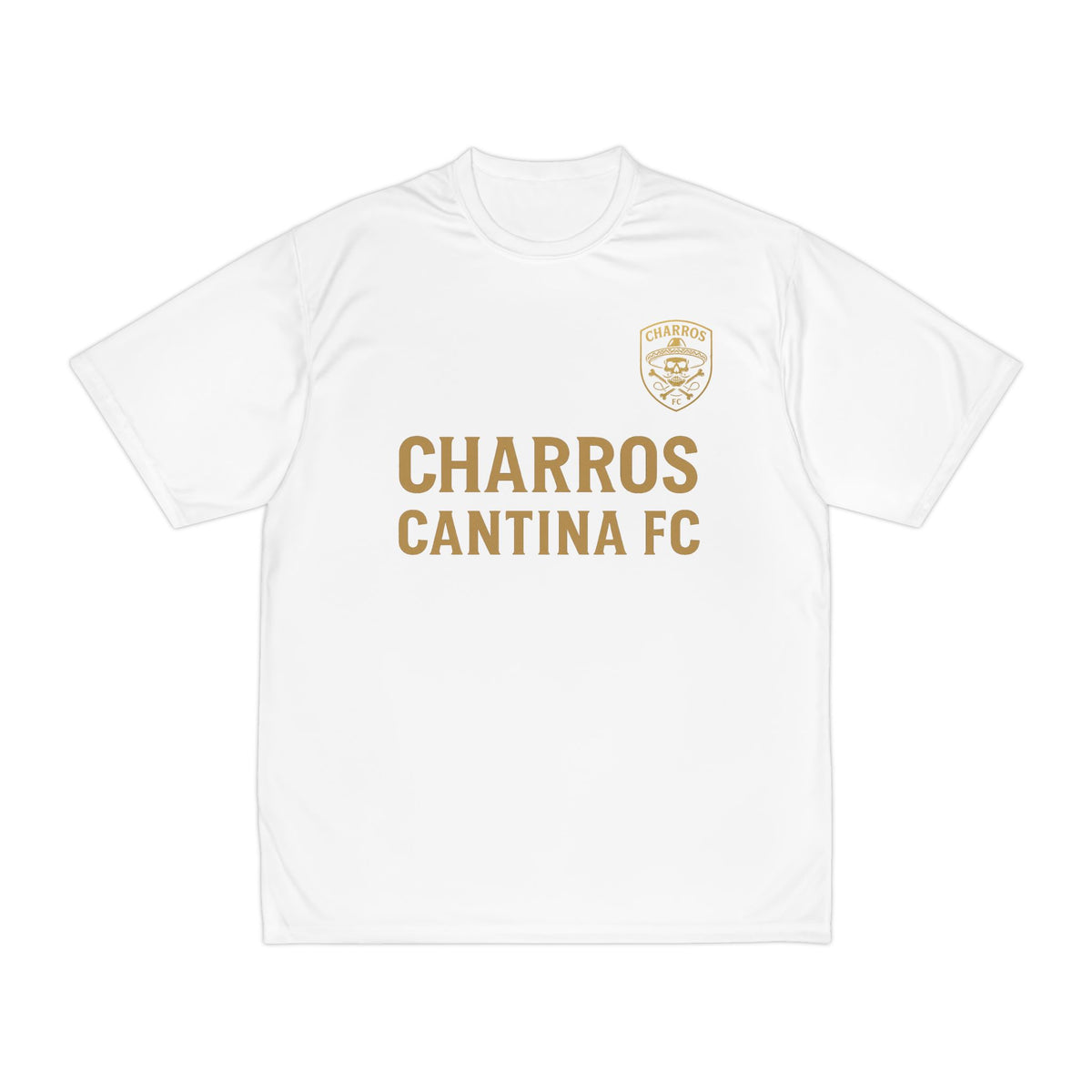 Men's Performance Sports T-Shirt, Athletic Tee, Fitness Shirt, Soccer Jersey, Workout Gear, Charros Cantina FC Apparel