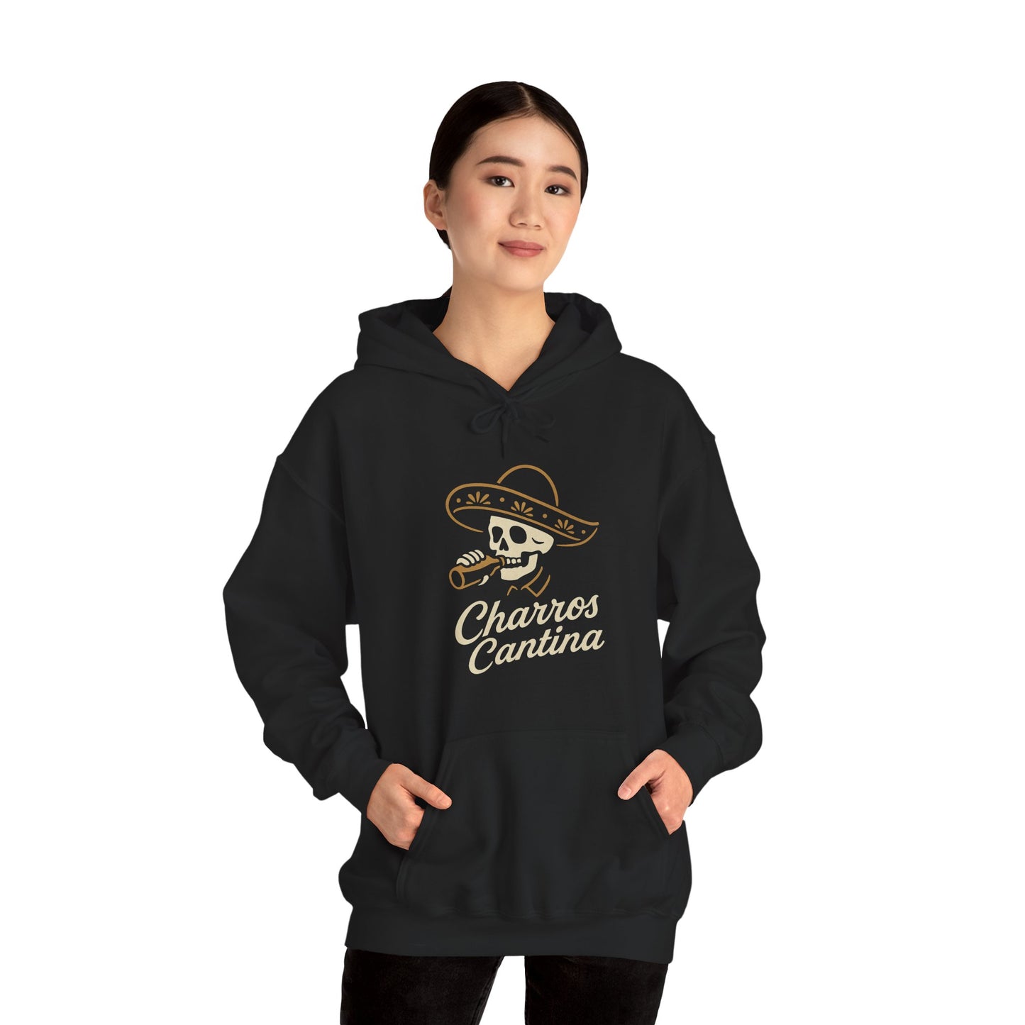 Charros Cantina Signature Skull Hoodie