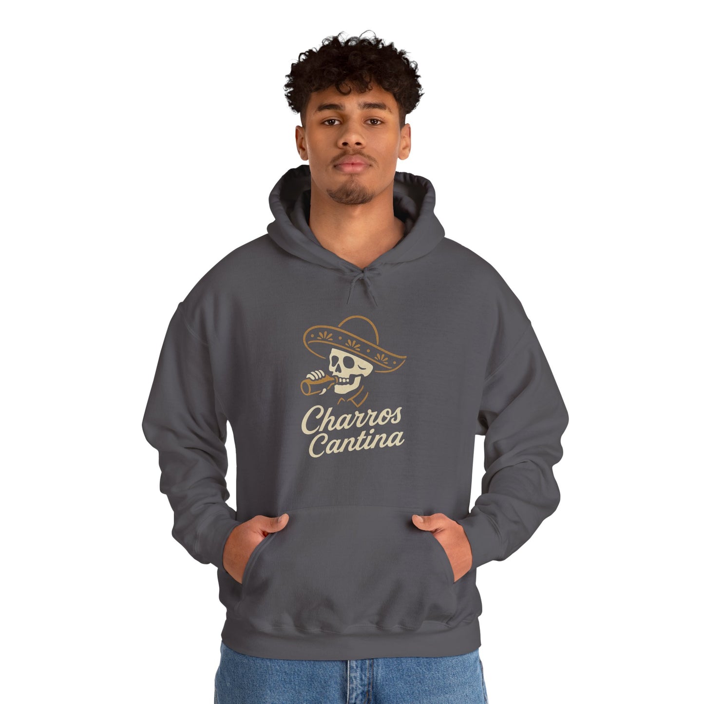 Charros Cantina Signature Skull Hoodie