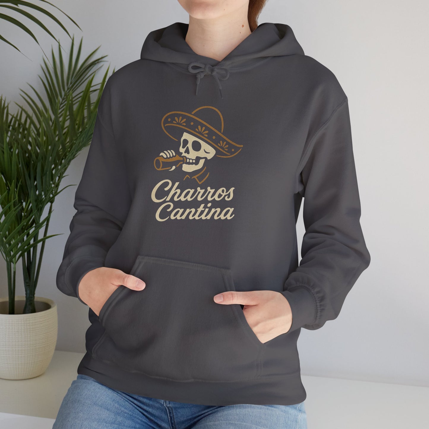 Charros Cantina Signature Skull Hoodie