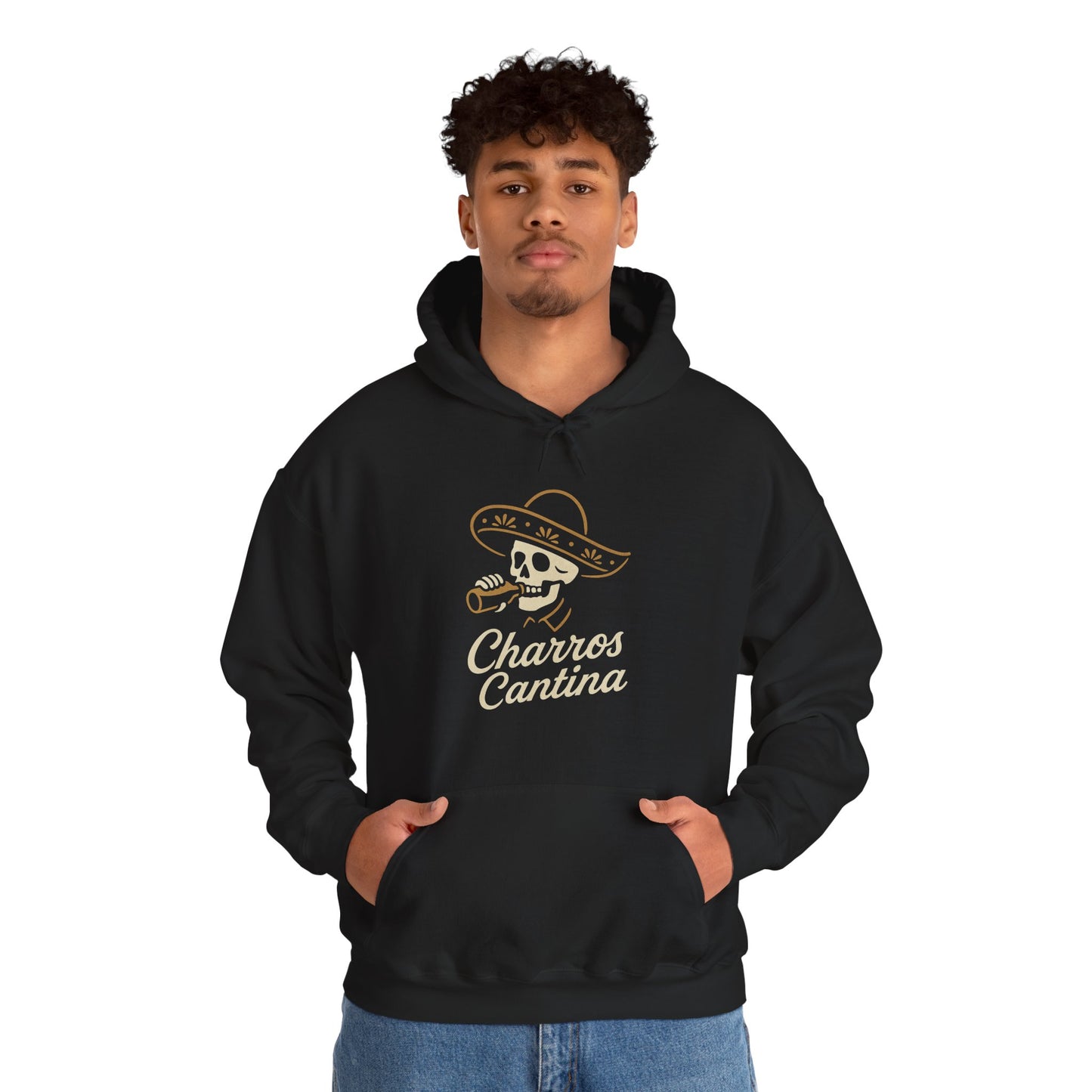 Charros Cantina Signature Skull Hoodie