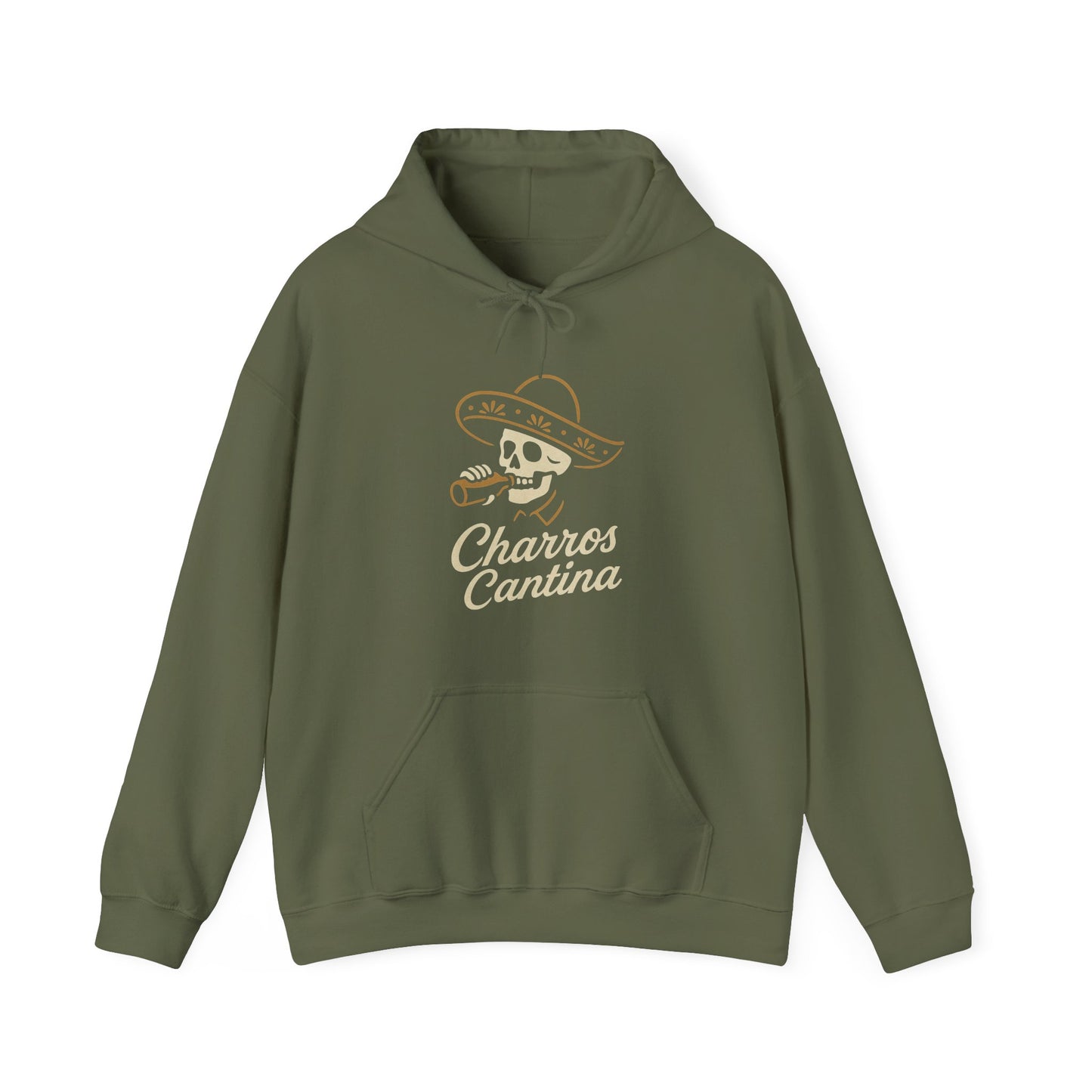 Charros Cantina Signature Skull Hoodie