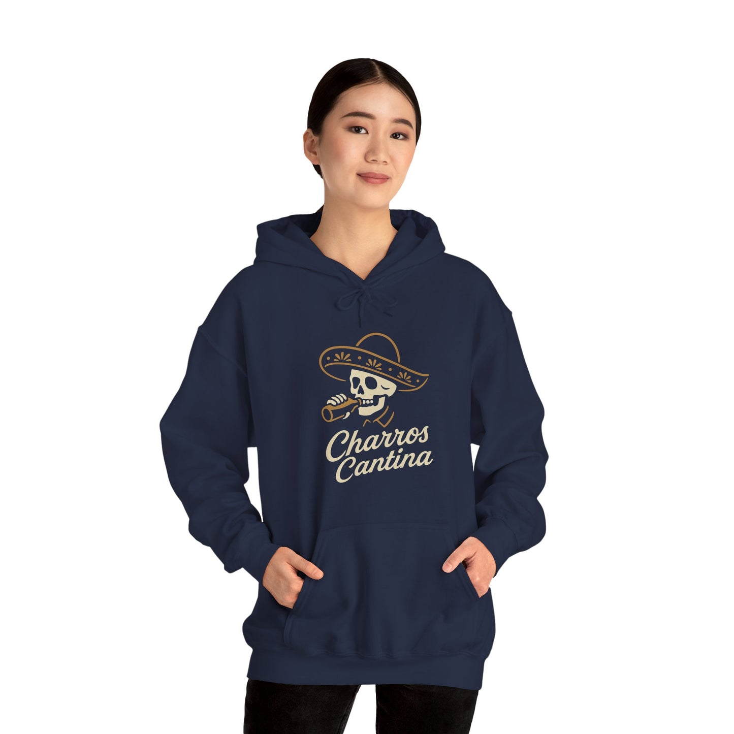 Charros Cantina Signature Skull Hoodie