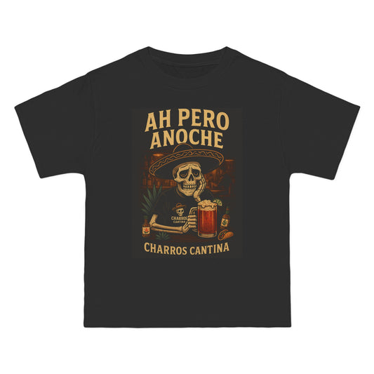 "Ah Pero Anoche" Tee – by Charros Cantina