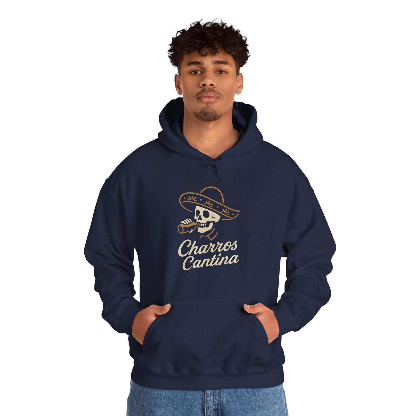 Charros Cantina Signature Skull Hoodie