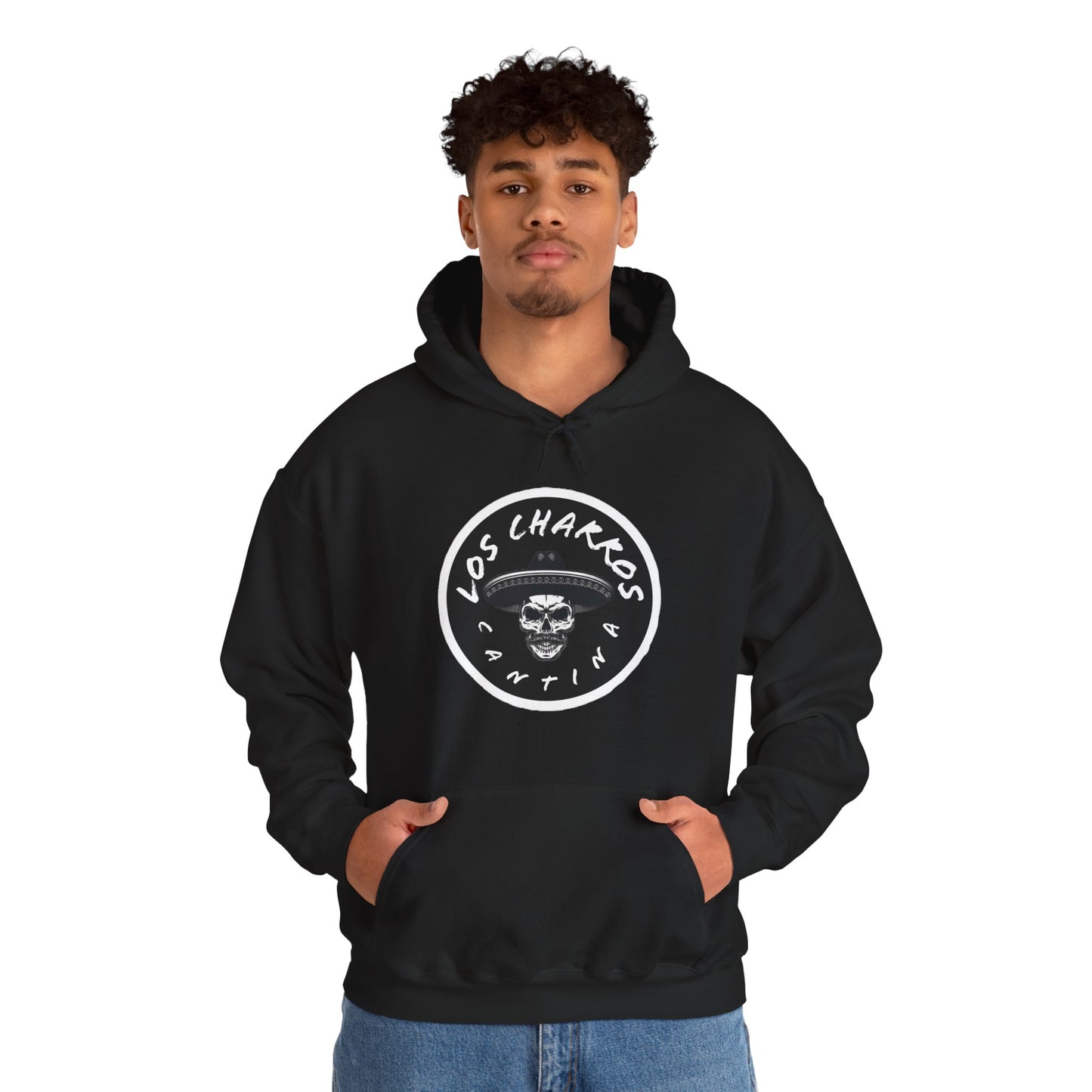 Los Charros Cantina Circle Emblem Hoodie